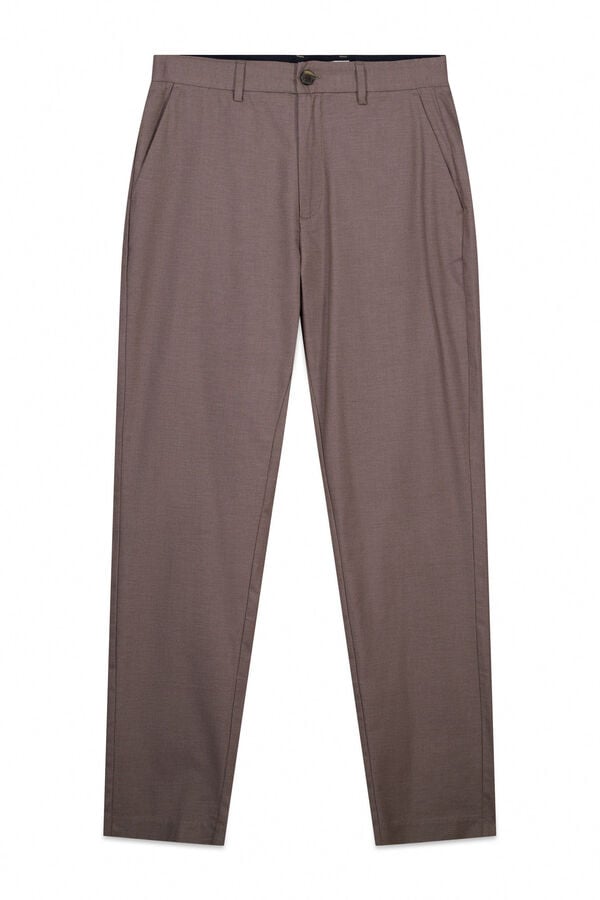 Springfield Chino pantalone udobnog kroja Braon