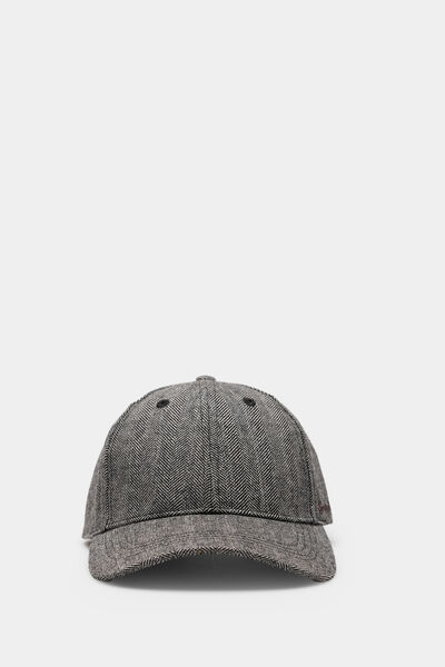 Springfield Herringbone herringbone cap grey