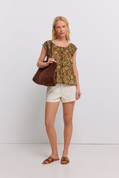 Springfield Crochet fringe top