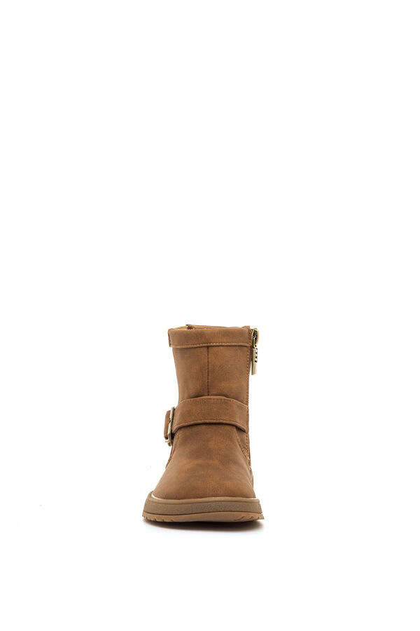 MTNG Biker barefoot ankle boots mink