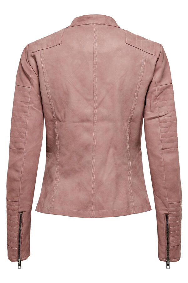 Springfield Women's biker jacket with zip fastening pink