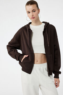 Koton Sweatshirt com fecho-&eacute;clair