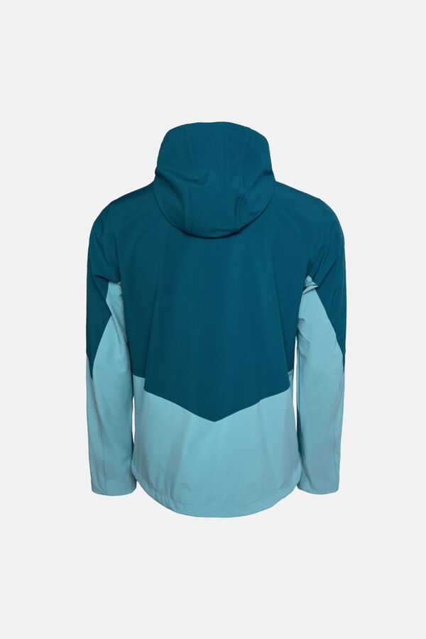 Izas Windbreaker jacket with softshell fabric blue