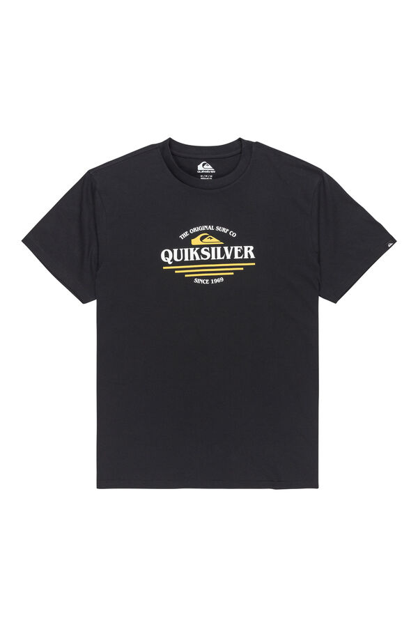 Quiksilver Type Line - for men short sleeve -Shirt Crna