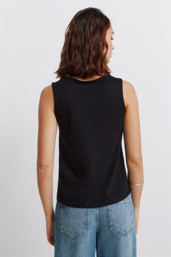 Springfield Plumetis vest top black