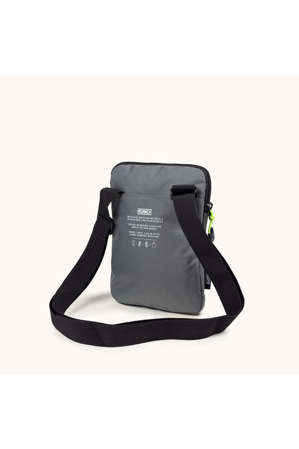 Munich Schmale Umhängetasche Grau