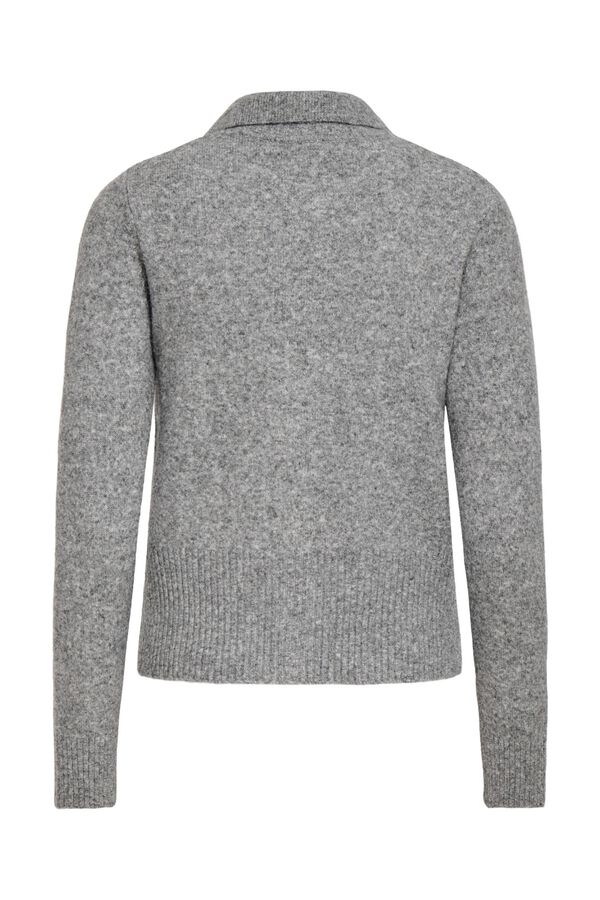 Only Zip fastening cardigan grey