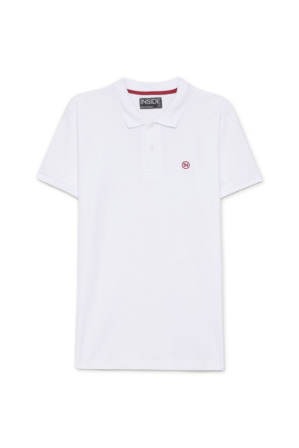 Inside Polo B&aacute;sico blanco