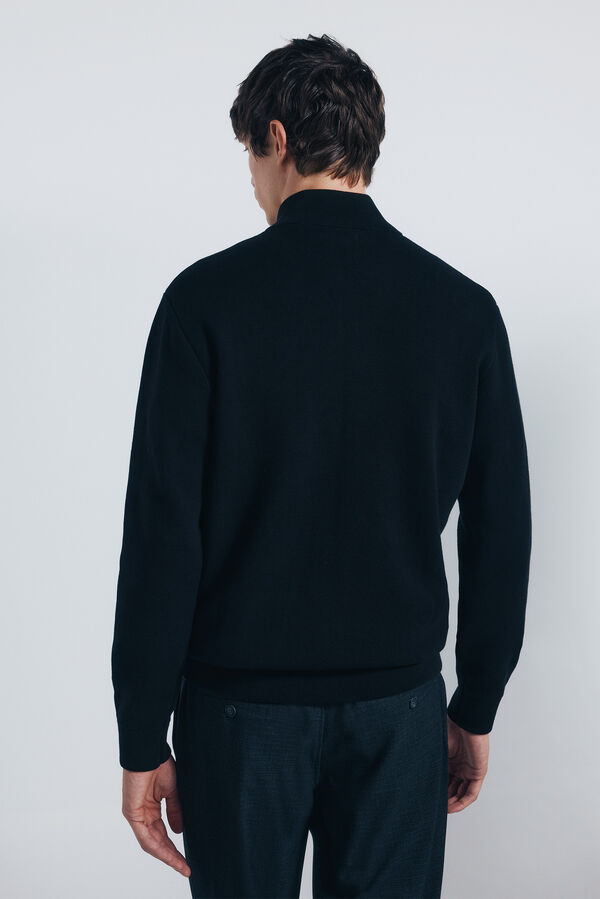 Springfield Milano zip fastening cardigan black