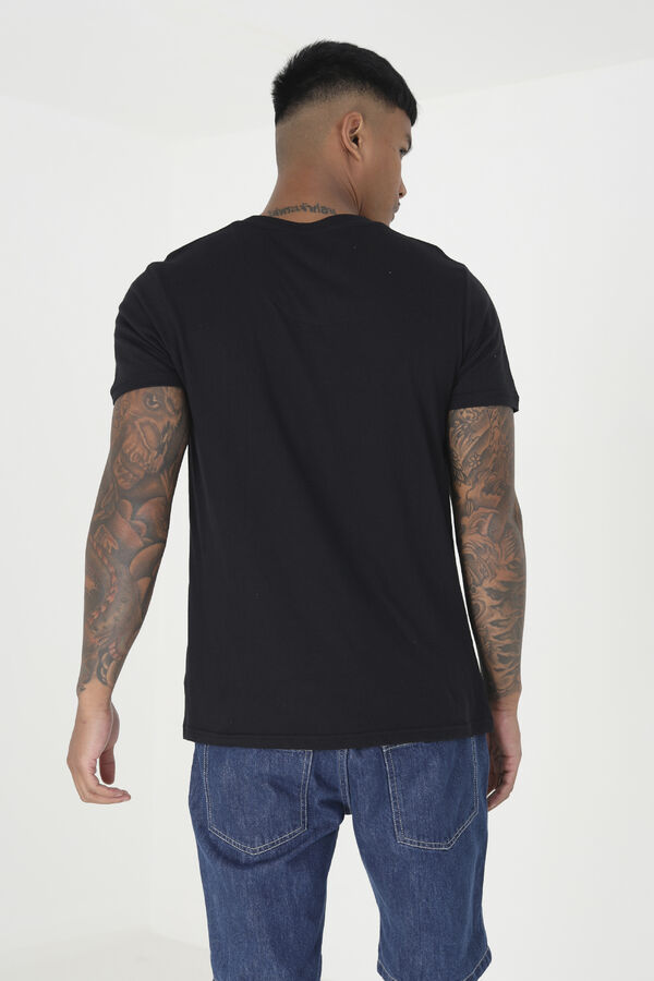 Brave Soul Essential short-sleeved T-shirt Crna