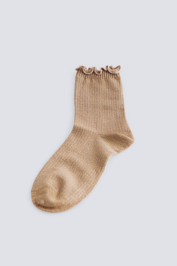 Springfield Lurex long socks printed