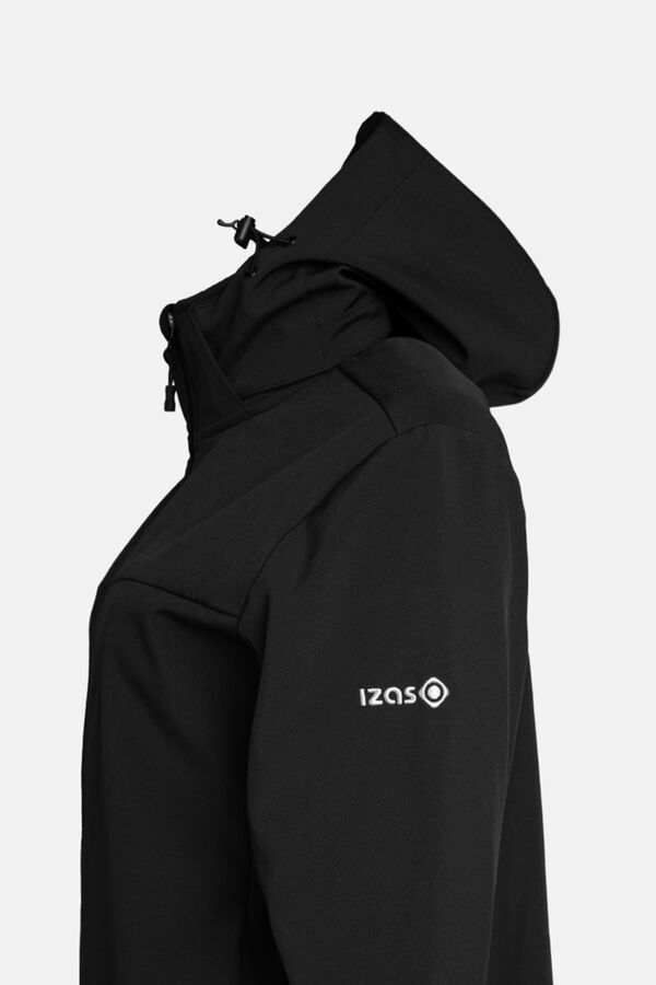 Izas Hooded windbreaker jacket black