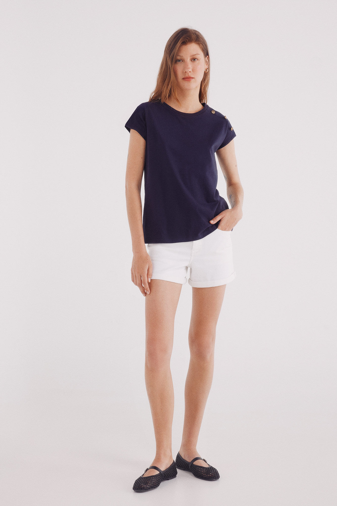 Top Femme Springfield - Haut Tendance Urbain Confortable Et Élégant