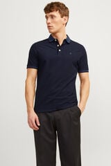 Jack & Jones Polo de algod&oacute;n b&aacute;sico azul