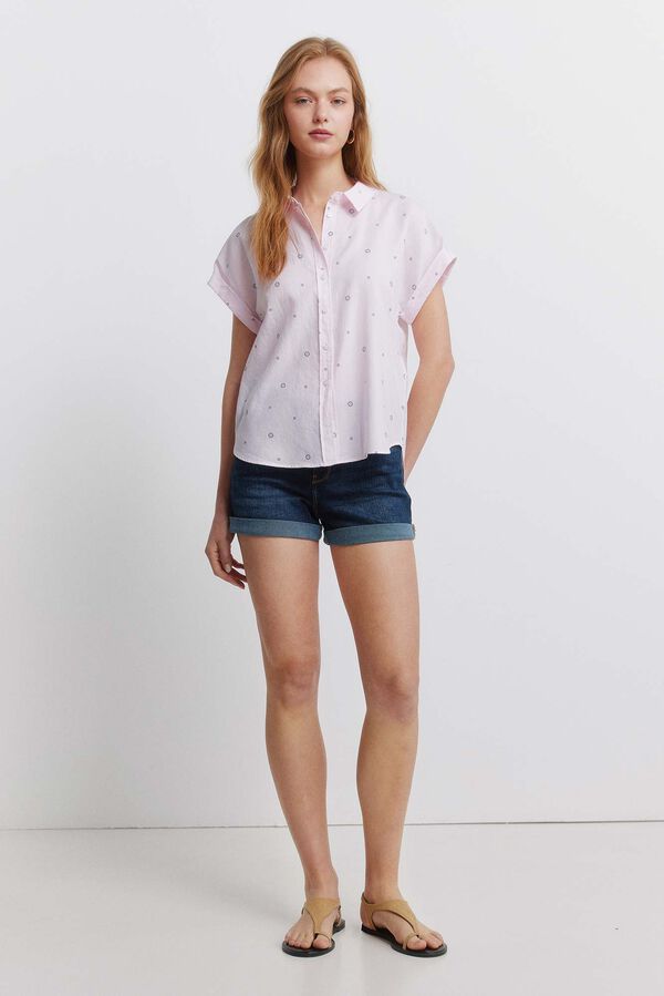 Springfield Oxford basic shirt pink