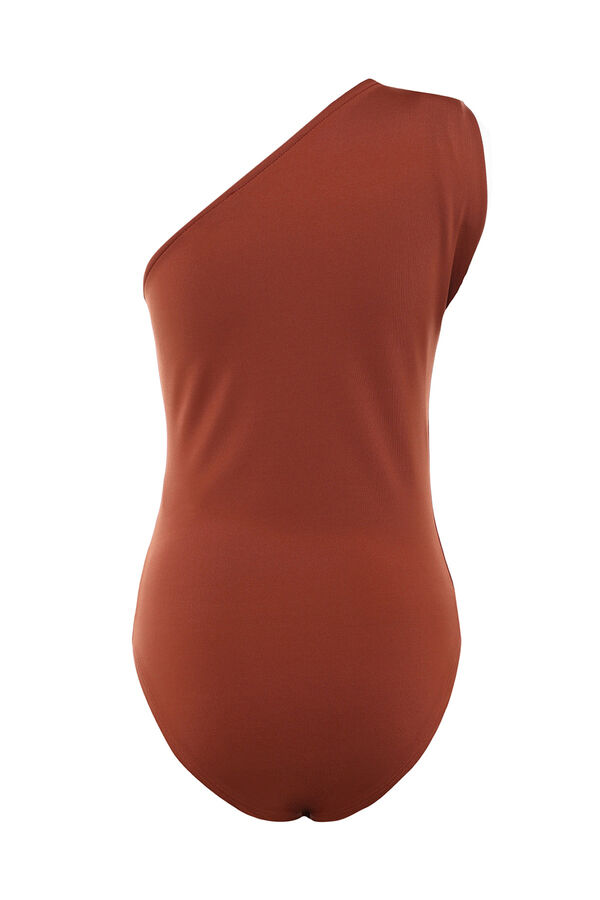 Trendyol Body ajustado asim&eacute;trico naranja