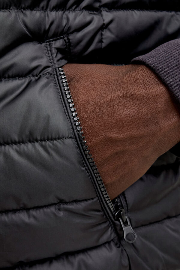 Jack & Jones PLUS Chaleco puffer negro