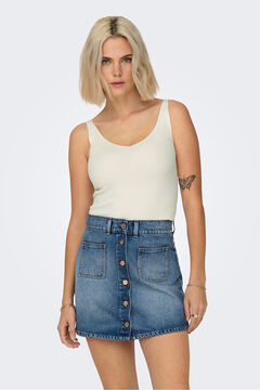 JDY T-shirt al&ccedil;as em malha