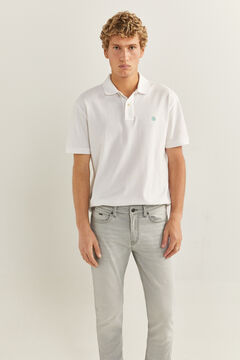 Springfield Jeans skinny gris lav&eacute;s clairs gris