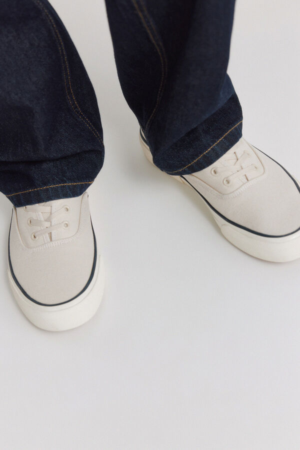Springfield White canvas sneaker white