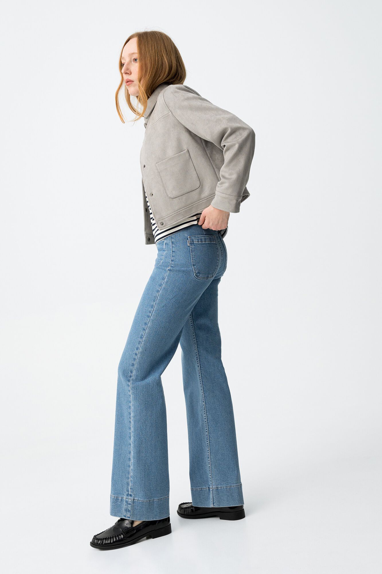Tiffosi cal&ccedil;a jeans Olivia de corte reto
