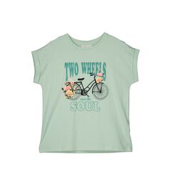 Springfield Majica „Two Wheels” zelena