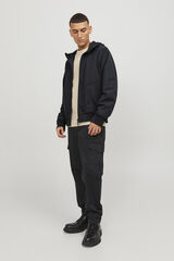 Jack & Jones Chaqueta bomber capucha negro