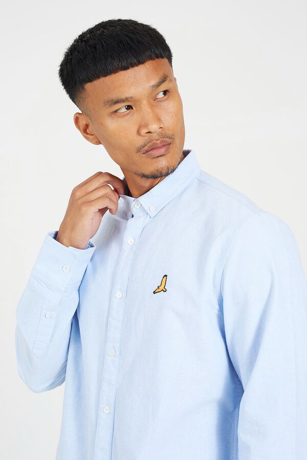 Brave Soul Camisa manga larga azul