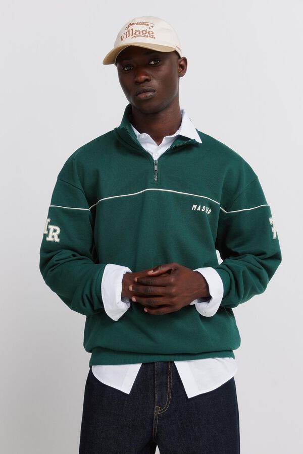 Springfield Piping sweatshirt 78 green