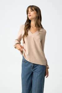 Tiffosi Blusa con espalda plisada