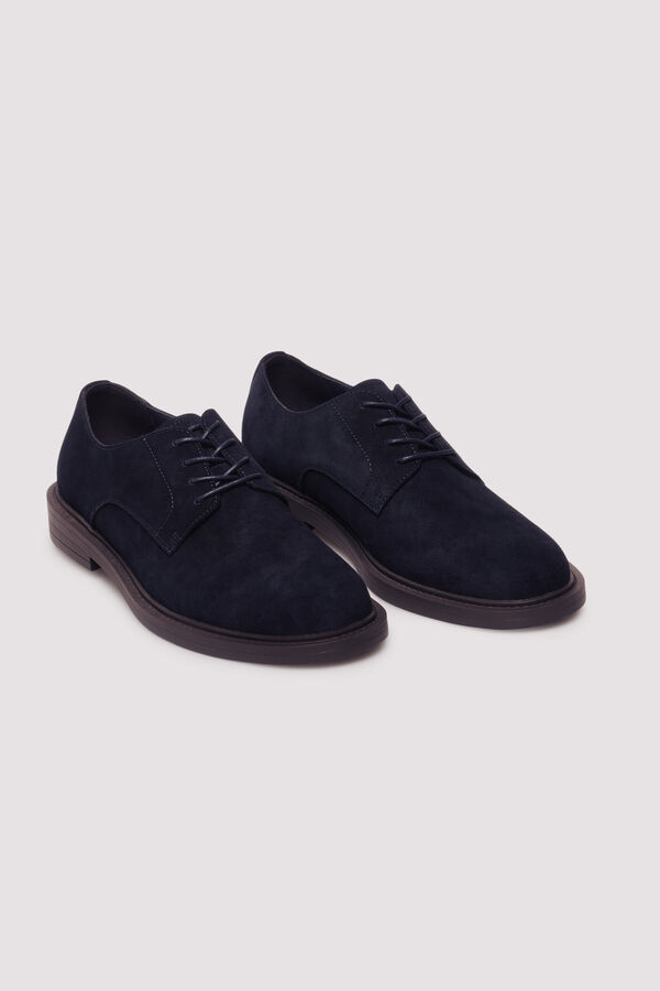 Springfield Leather dress shoe blue