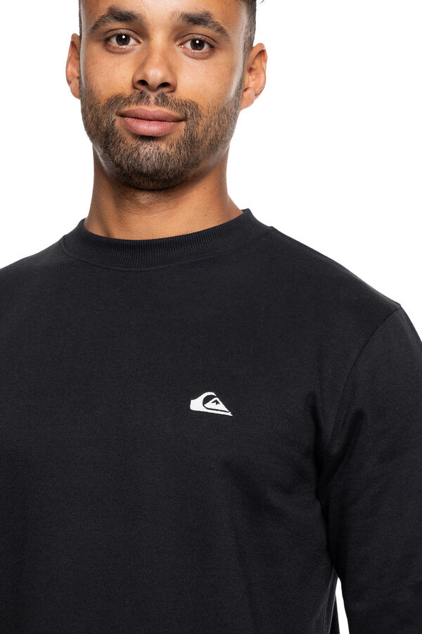 Quiksilver Basic - Polar de cuello redondo para hombre negro