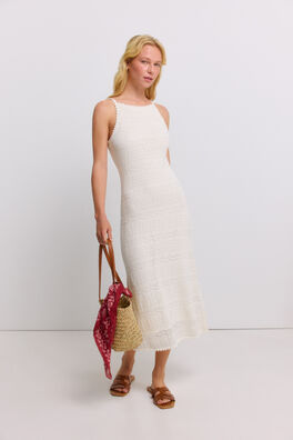 Vestido midi de punto