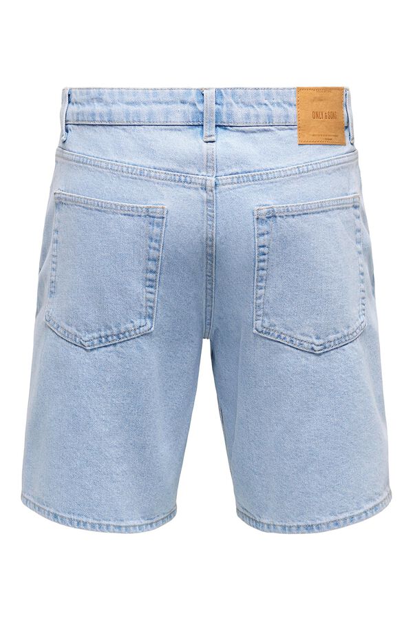 Only & Sons Bermuda vaquera azul