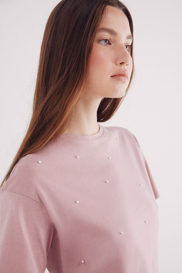 Springfield Front pearl T-shirt green