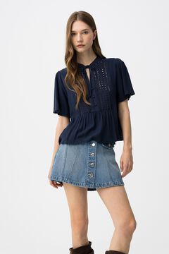 Tiffosi Blusa con encaje