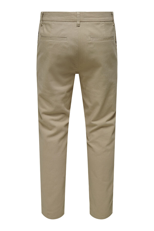 Only & Sons calças chino justas para homem. Grau