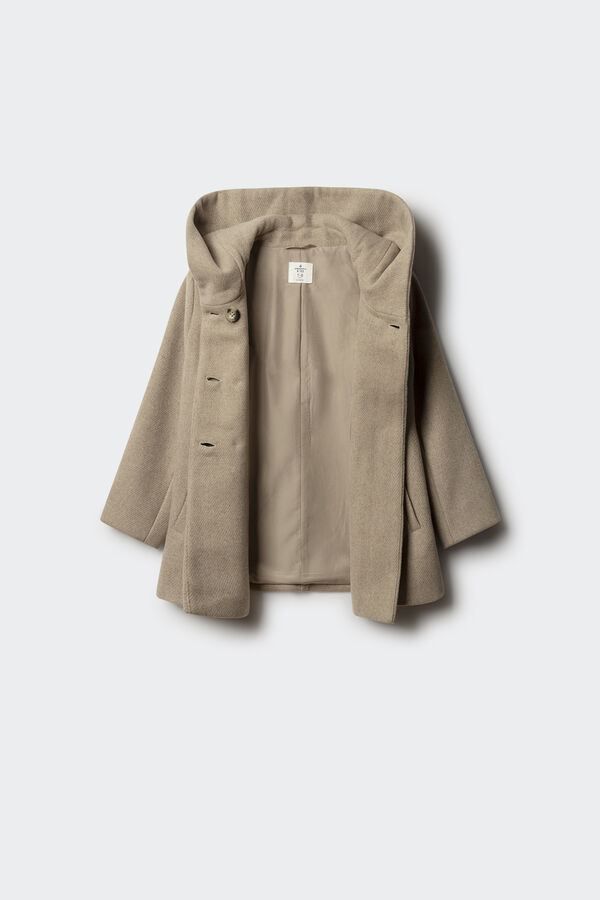 Springfield Kids Abrigo de paño cruzado niña nude