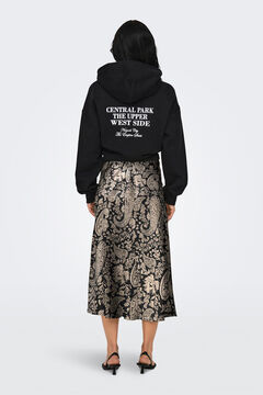 Only Falda midi sat&eacute;n