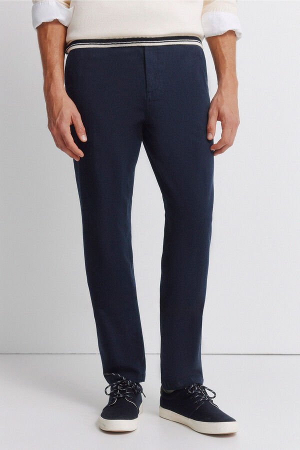 Springfield Udobne pantalone Plava