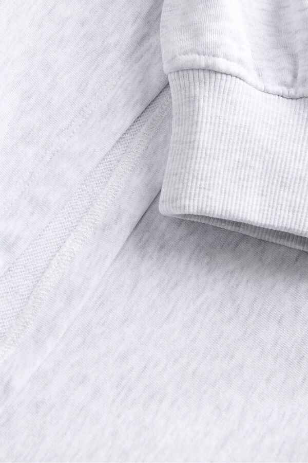 Jack & Jones Sweatshirt cropped com capuz branco