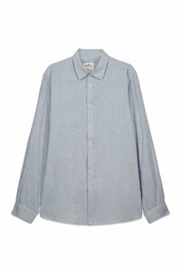 Springfield Camisa fil a fil lino viscosa