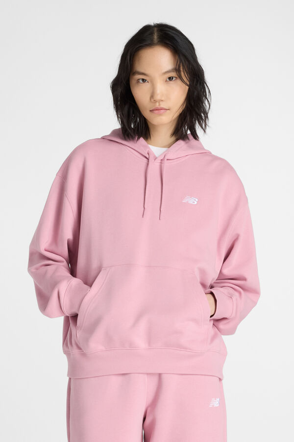 New Balance Sudadera con capucha deportiva rosa