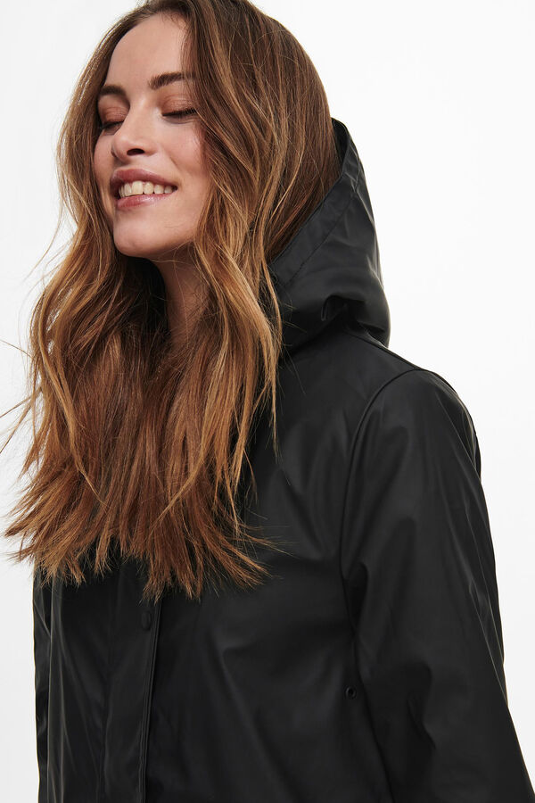Springfield Hooded raincoat with lining black