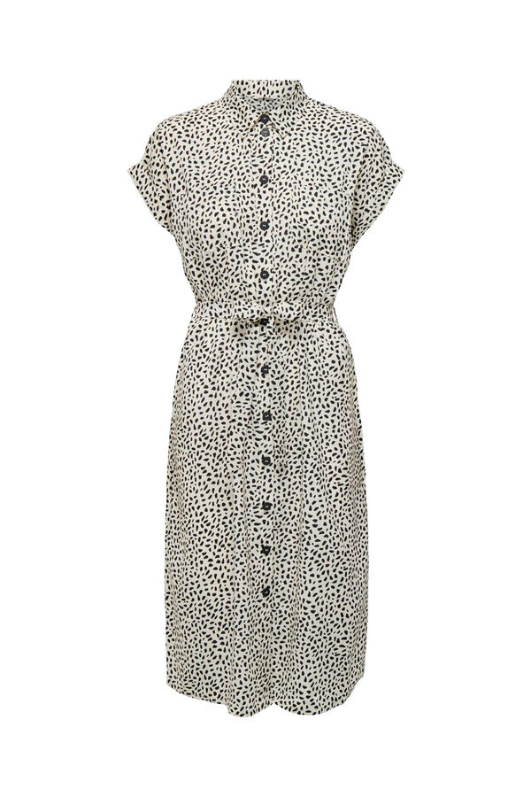 Only Midi shirt dress white