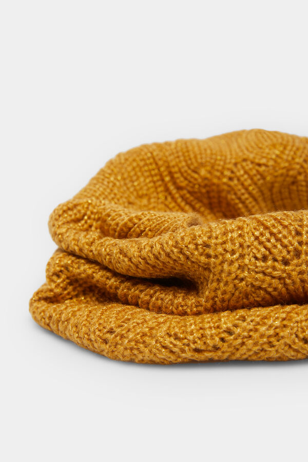 Springfield Lurex jersey-knit collar Zlatna