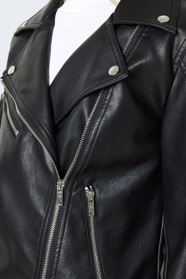 Noisy May Biker style jacket. black