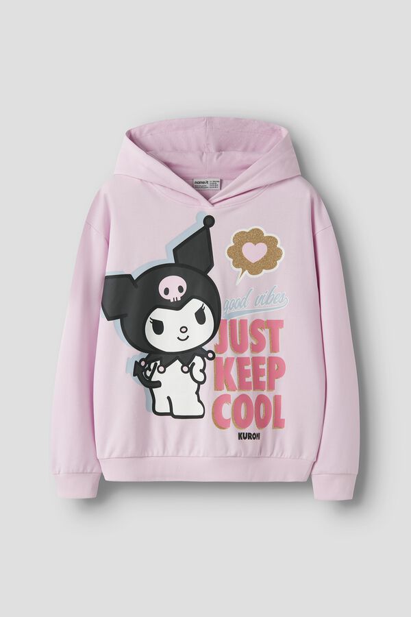 Name It Kuromi hooded sweatshirt pink