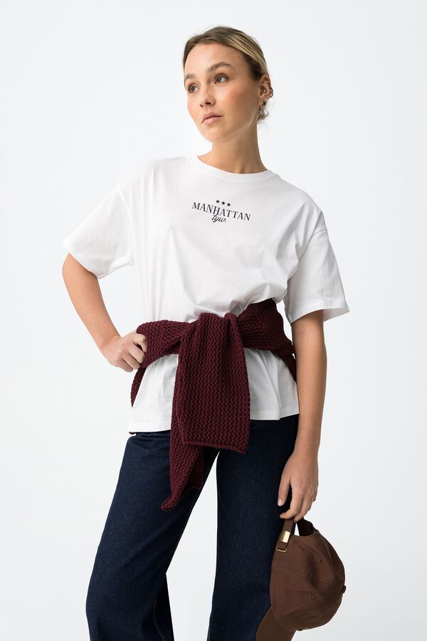 Tiffosi Young Camiseta Manhattan white