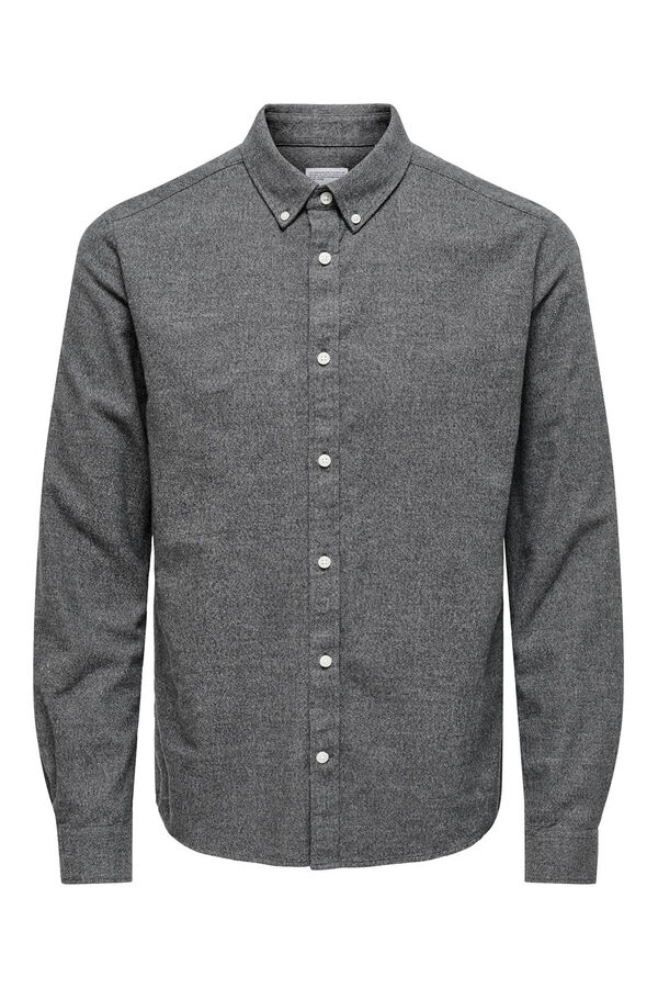 Only & Sons Camisa de manga comprida preto
